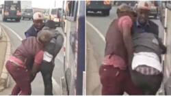 Outrage as Lopha Sacco Bus Driver, Conductor Are Caught on Camera Manhandling Male Passenger