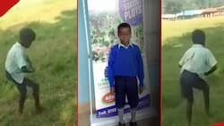 Kisii: Grade 4 Boy Who Amused Kenyans with Funny Walking Race Style Awarded Scholarship, New Uniform