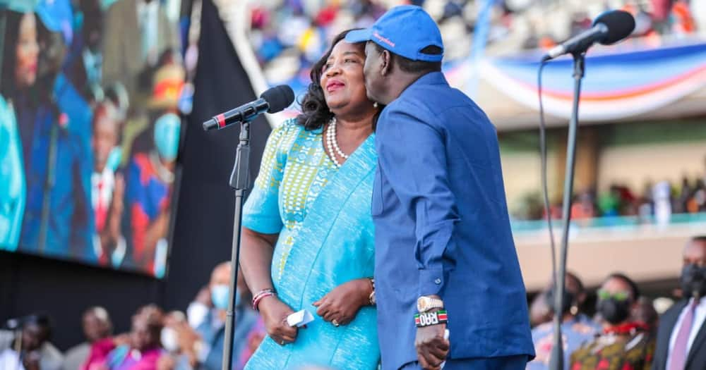 ODM leader Raila Odinga and his wife Ida.