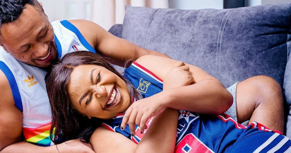 Dry spell over: DJ Mo gets cosy with Size 8, says her needs are sorted