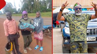 Wajackoyah Stops to Help Couple Spotted Carrying Newborn on Boda, Promises to Employ Baby's Father