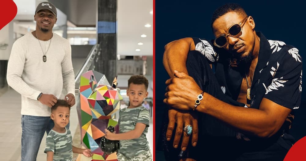 Ali Kiba spends time with his kids