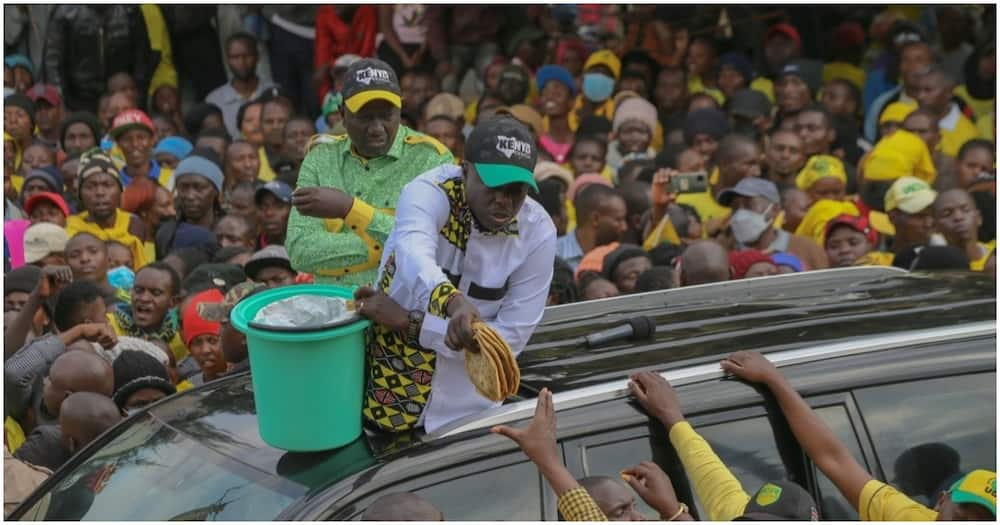 Deputy President William Ruto (l) and Rigathi Gachagua. Photo: Pauline Njoroge.