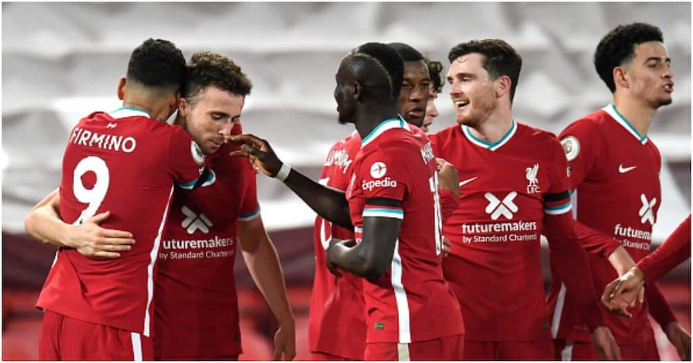 Liverpool players during a past match. Photo: Getty Images.