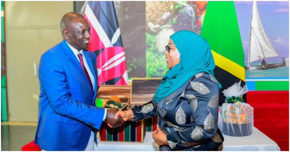 William Ruto and Samia Suluhu. Photo: State House Kenya.