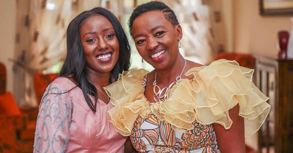 Rachael Ruto and her daughter June.