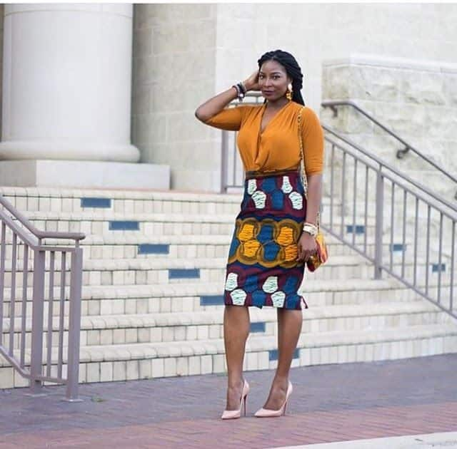 Ankara skirt and blouse styles