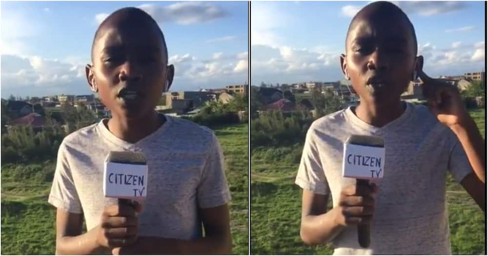 Citizen TV finds talented Narok boy who wowed Kenyans with crazy reporting skills