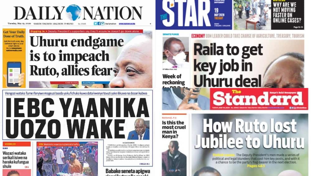 Kenyan newspapers review for May 19: Sins Kithure Kindiki committed that could cost him deputy speaker job