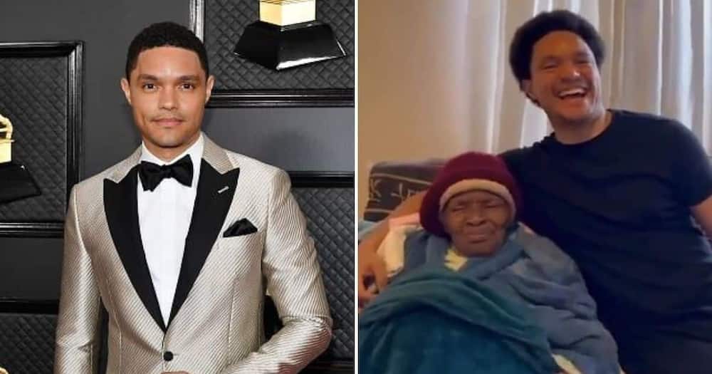 Trevor Noah and his late grandmother. Photo: Getty Images, Trevor Noah.
