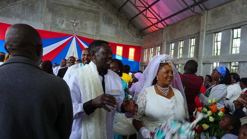MP Cate Waruguru wows congregation with sweet song during mass wedding in Laikipia