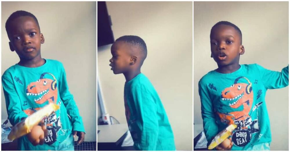 Noodles and egg, Nigerian boy, dad bribes son, boy expose mum's secrets.