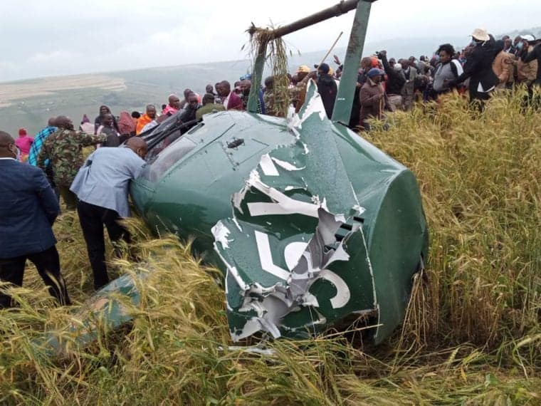 Samuel ole Tunai: Chopper carrying Narok governor, 3 others crashes