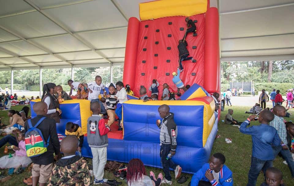 Uhuru, First Lady treat orphaned children to early Christmas party at State House