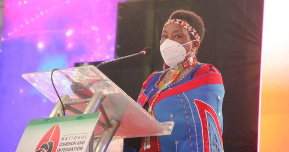 DCJ Philomena Mwilu speaking at a past event.