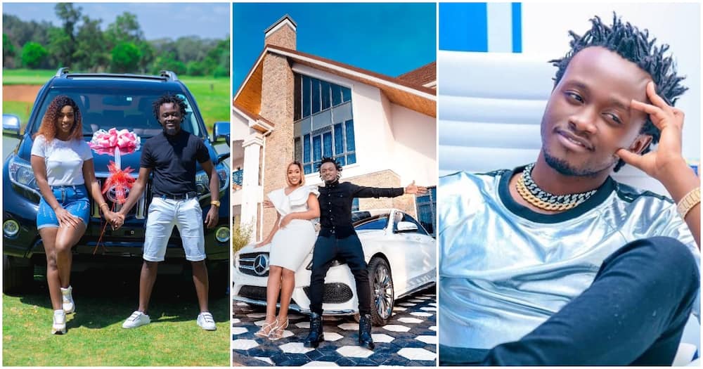 Bahati responds to claims the expensive gifts to Wife Diana are fake.