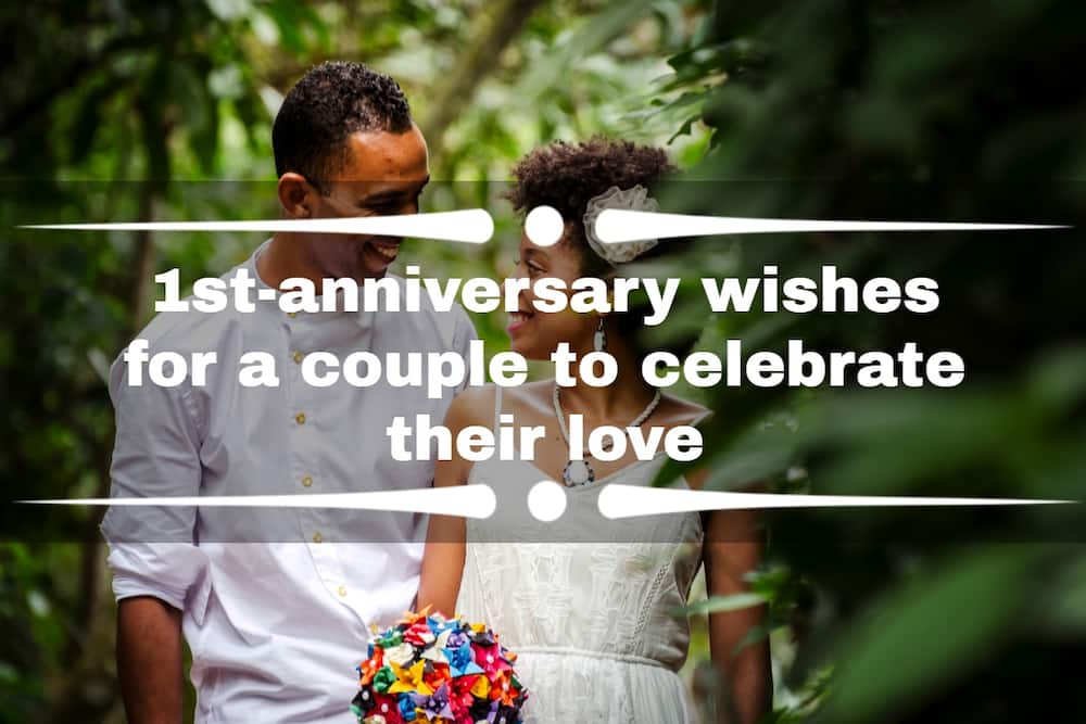 1-st anniversary wishes for a couple