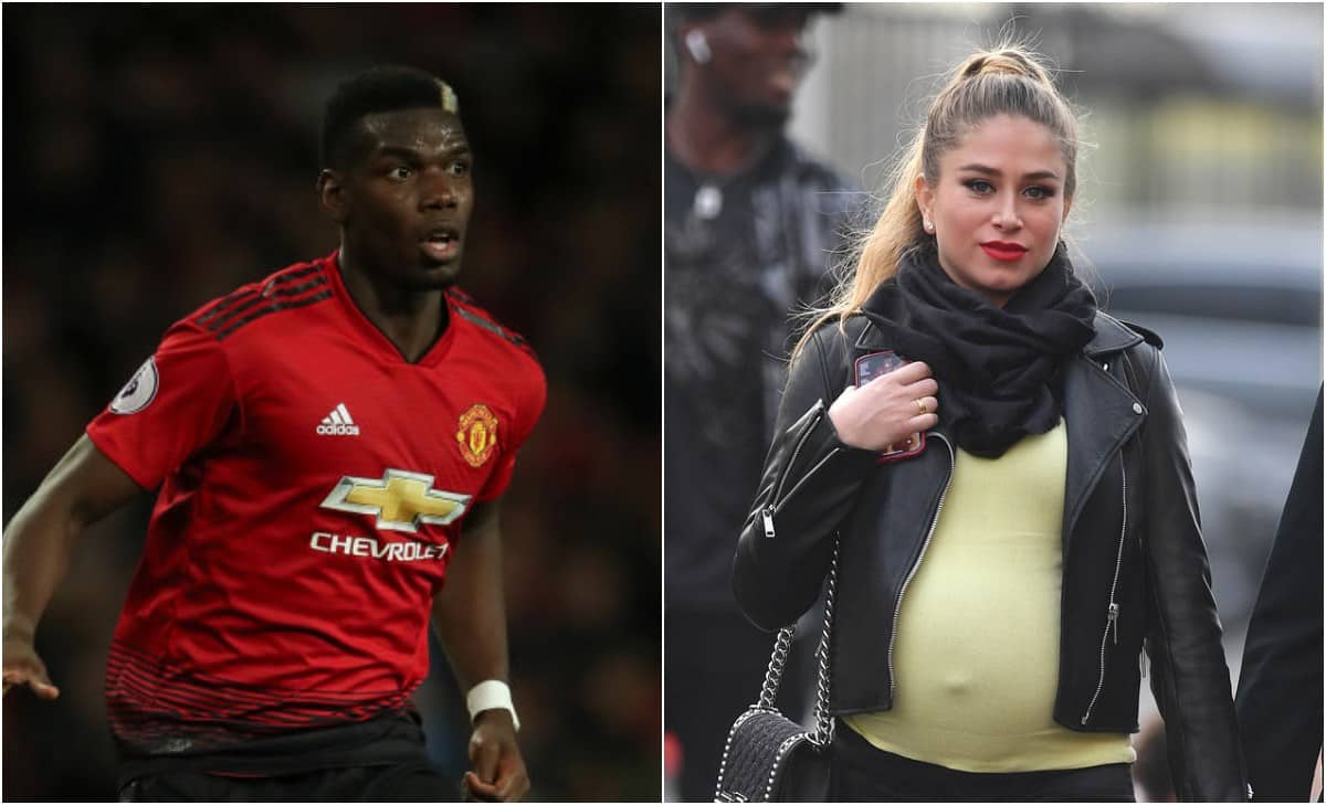 Manchester United star Paul Pogba relaxes in swanky London restaurant with  his wife and friends