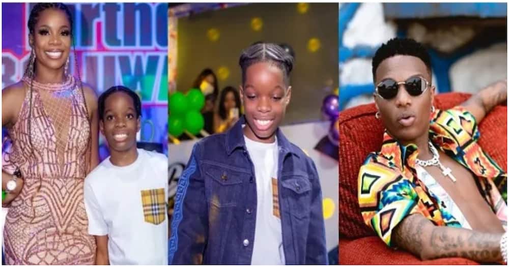 I’m a Better Gamer Than My Dad, Wizkid’s Son Tife and Mum Warm Hearts Online With Their Love for Sports