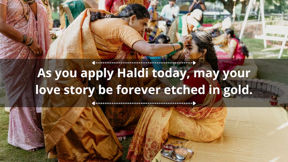 Haldi ceremony quotes