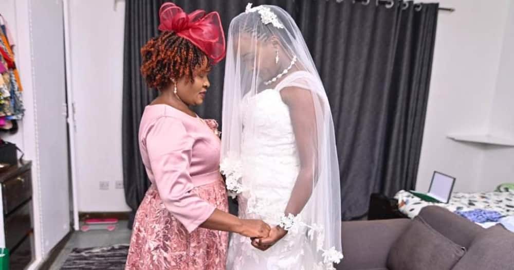 Ferdinand, Caroline Njeri finally exchange vows in colourful church wedding.