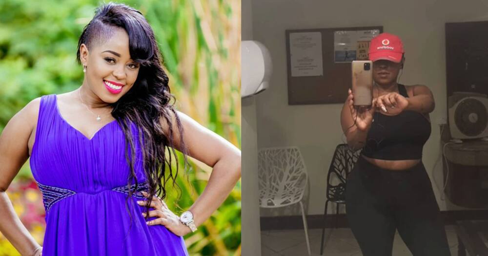 Lilian Muli is hitting the gym