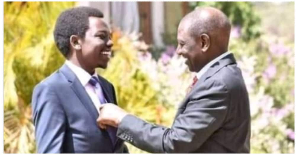 George Ruto and father.