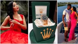 Sarah Teshna Shows Off Stunning Rolex-Inspired Cake, Celebrates Hubby Victor Wanyama's Birthday