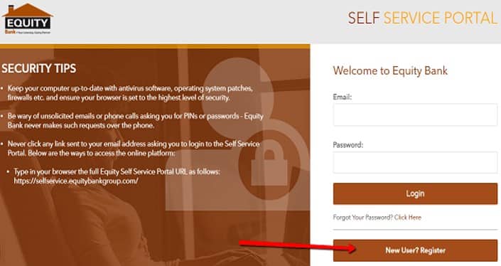 Equity Self Service Portal