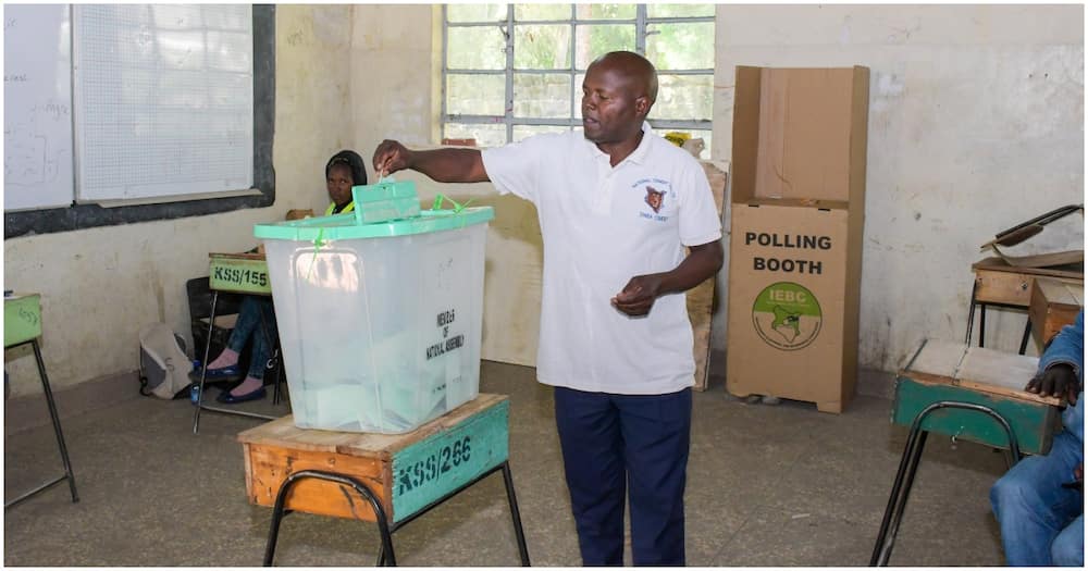 IEBC Polling station.