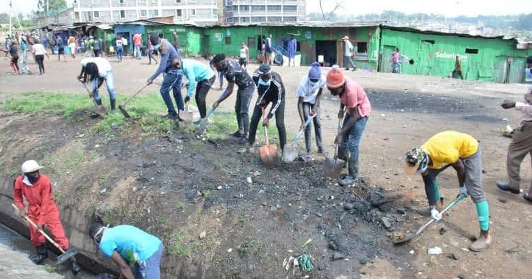 Government to lockout unvaccinated youth from Kazi Mtaani jobs.