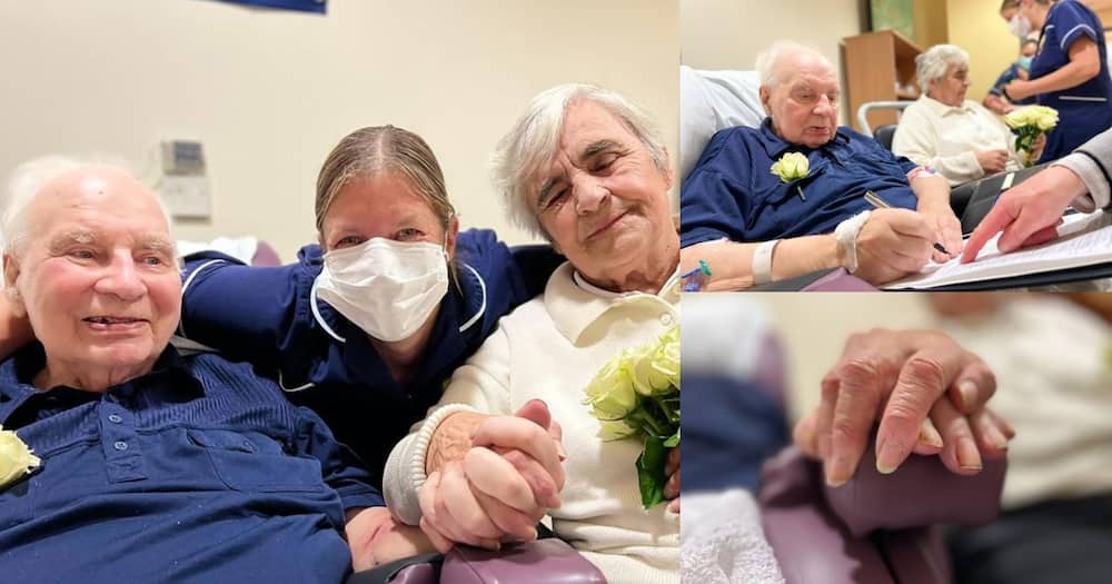 Elderly Couple Who’ve Been Together for 40 Years Weds in Hospital.