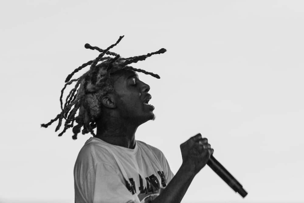 Payboi Carti, outside Louis Vuitton, during Paris Fashion Week