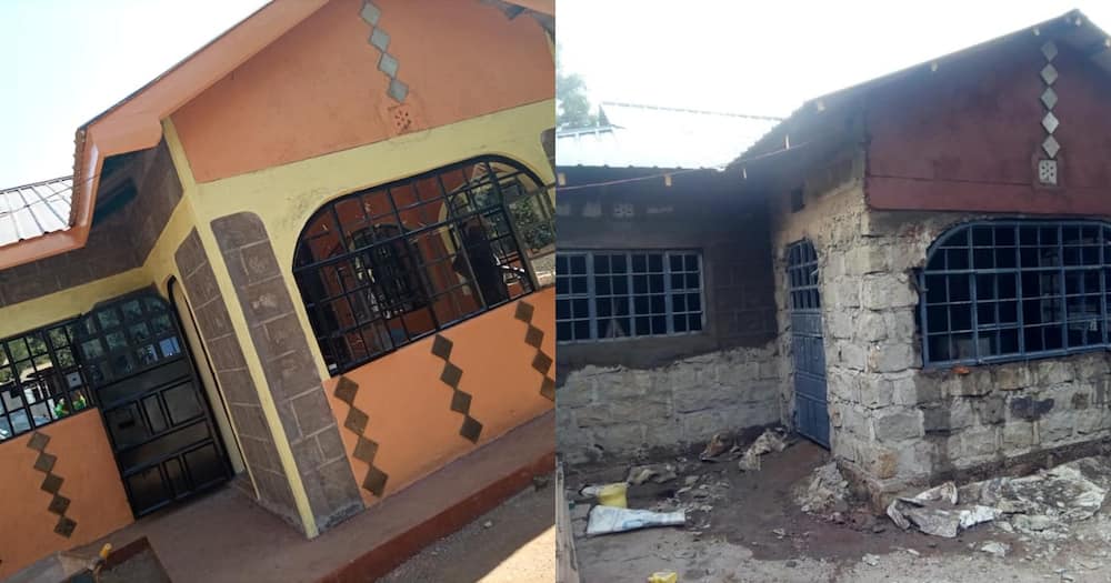 Kenyan Woman Celebrates After Building Parents Three-Bedroomed Home