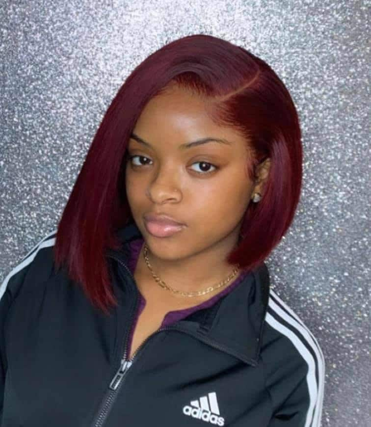 Red Weave Bob Hairstyles