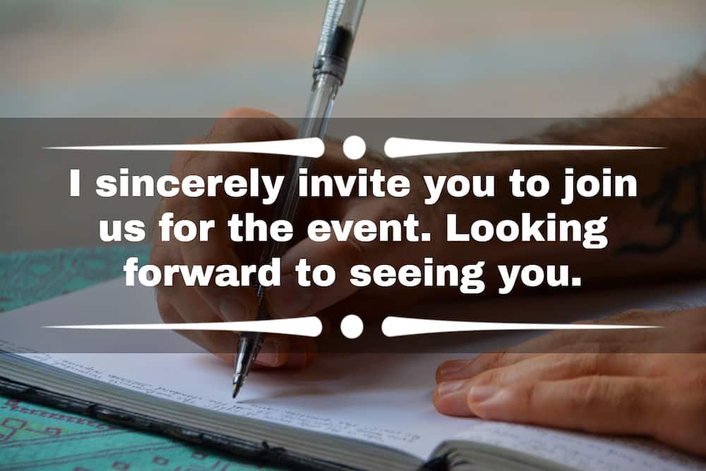 How to invite special guests to an event