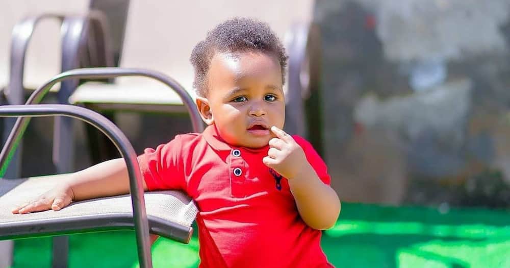 Bahati lights up internet with cute video of 10-month-old Majesty Bahati walking