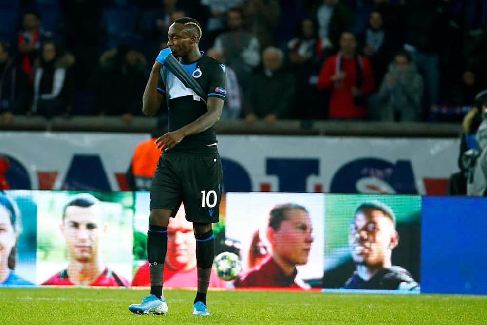 Mbaye Diagne: Club Brugge punish star forward for Champions League penalty miss against PSG