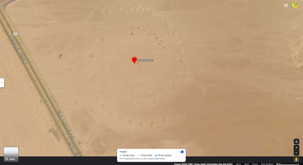 weird things on google earth coordinates