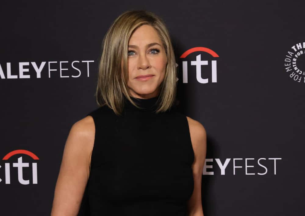 Jennifer Aniston arrives at PaleyFest LA 2024 - "The Morning Show" at Dolby Theatre on April 12, 2024 in Hollywood, California.