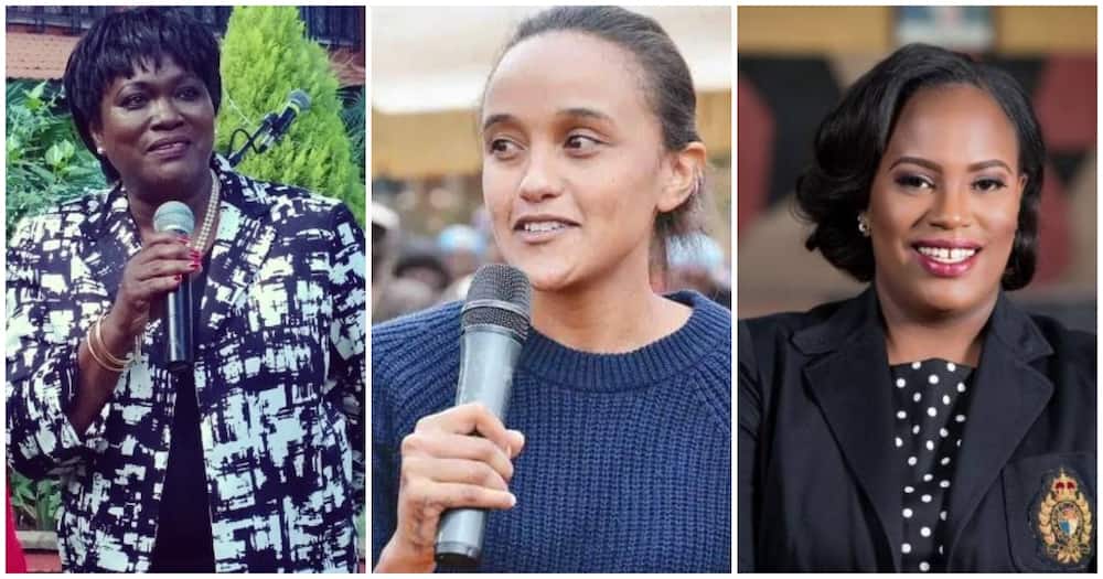 Five influential women from the Kenyatta family.