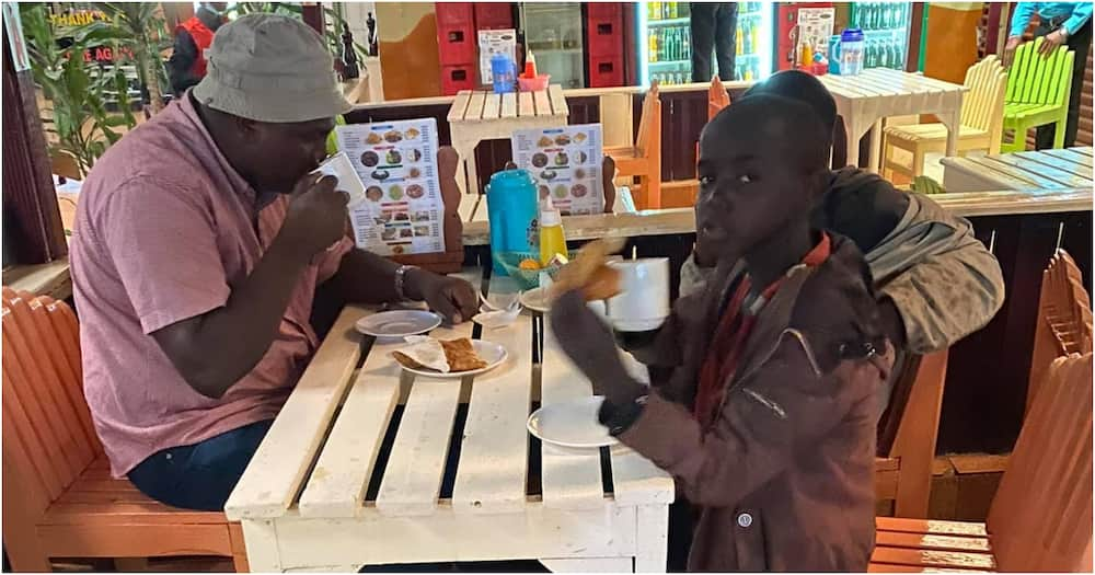 Kenyan man pays 1 year school fees for street kids who begged him for breakfast