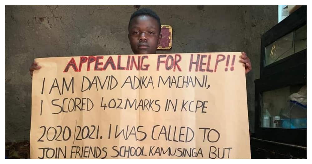 Adika is a student at Kamusinga Boys High School.