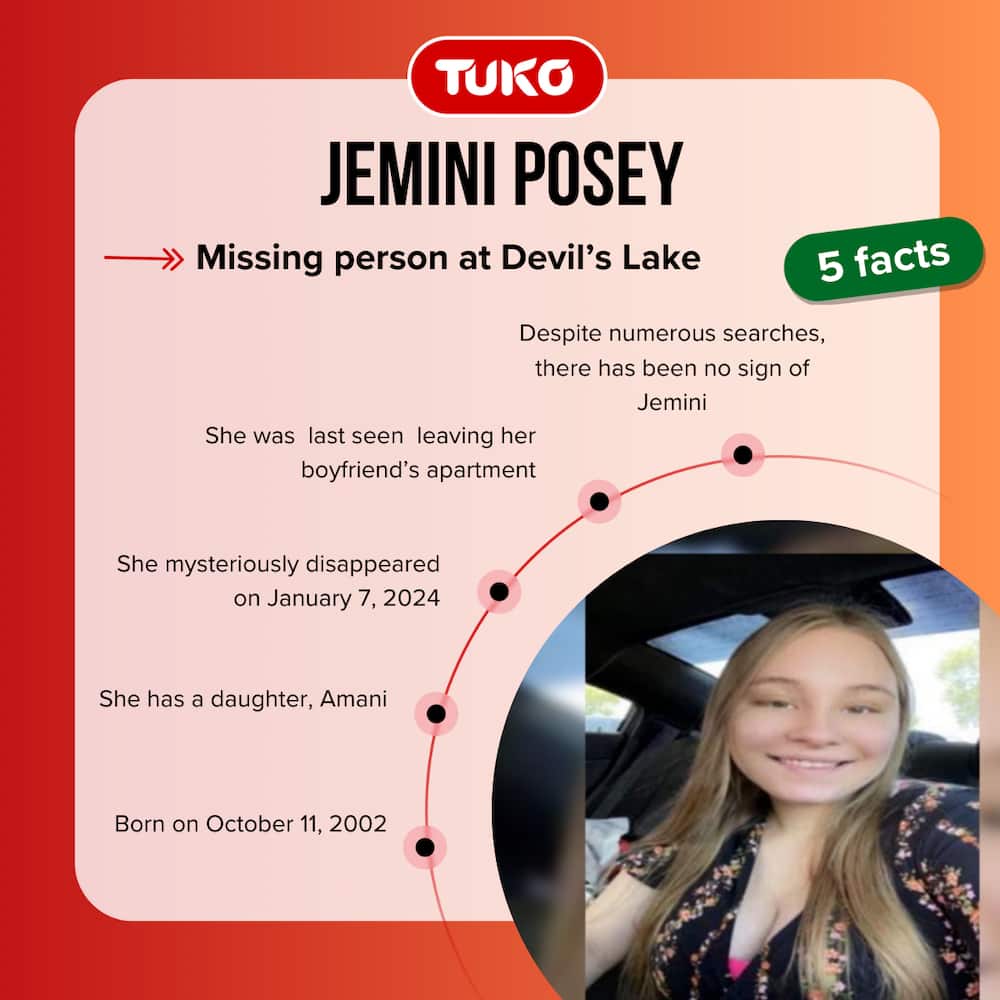 Jemini Posey, the missing 21-year-old woman from North Dakota
