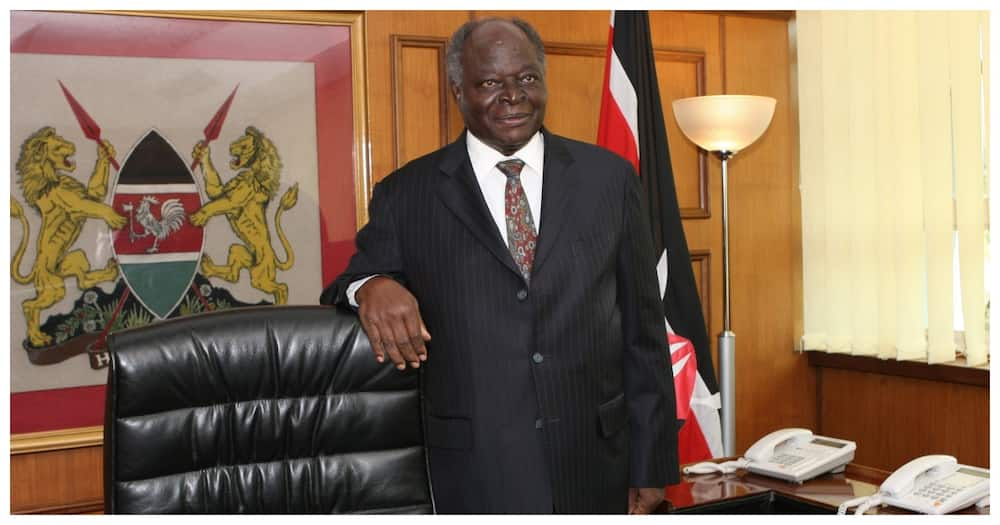 Former president Mwai Kibaki.