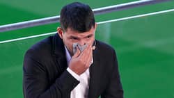 Sergio Aguero Announces Retirement from Football in Tearful Press Conference at Nou Camp
