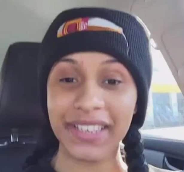 Cardi B without makeup