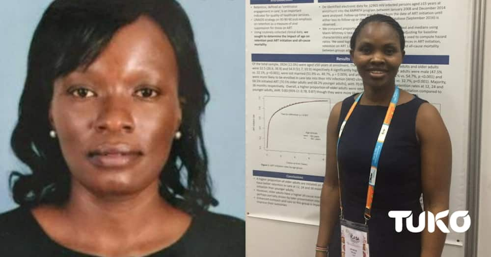 Scientists Jepchirchir Kiplagat and Florence Jaguga who bagged the prestigious Fogarty Global Health Fellowships.