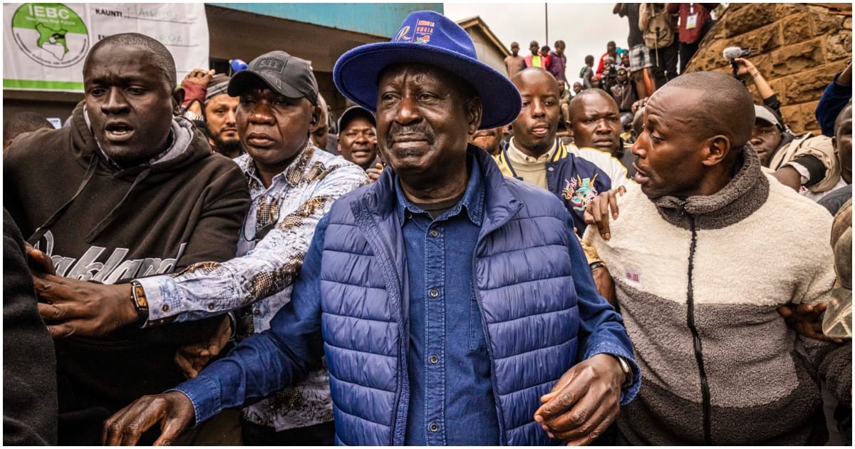 Raila Odinga Jets Back Ahead Of Highly Anticipated Azimio Rally At ...