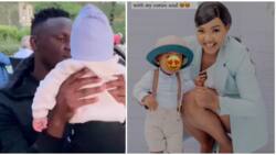Serah Teshna Shows Off Rare Clip of Lover Victor Wanyama Holding Their 9-Month-Old Son